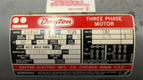 Dayton 3N868 2HP AC Motor 1800 RPM 4P 3PH 56HC 230/460V TEFC 60HZ