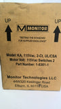 Monitor KA 115 Vac Rotary Paddle Motor