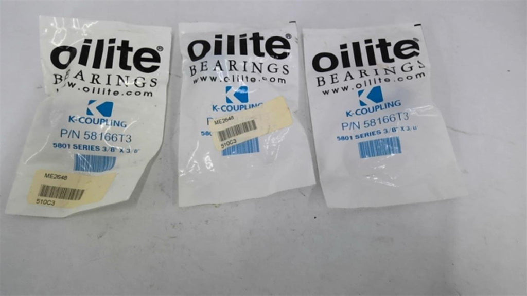 Oilite Bearing 58166T3 K-Coupling 5801 Lot Of 3