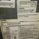 Siemens 18DSD92BF 3 Phase Combination Starter 460 V 10 HP