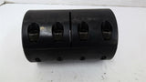 Nomar Coupling w/o Keyway Two Piece Split Rigid Steel Black 2" 2 "