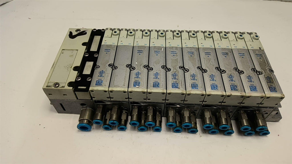Festo MPA-FB-V1 Terminal Block W/ VMPA2-FB-EMG-4 X 5, Festo VAMPA1-FB-EPLM-GU