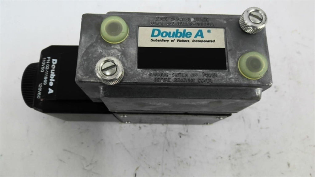 Double A QJF-3H-0-10D1-TSPL Solenoid Valve 5000 PSI 120 V Coil