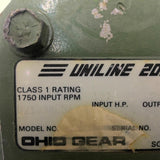 Ohio Unline 2000 1303861 30:1 .27HP Left Angle Gear Reducer
