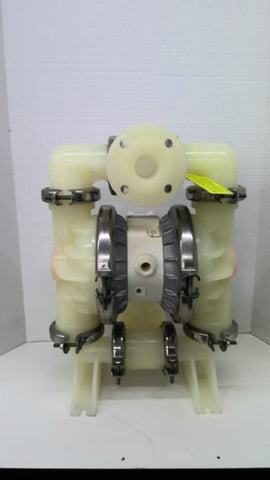 Wilden WIL-04-0122 P4 Pro-Flow Series Clamped Plastic Diaphragm Pump 125 PSI