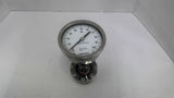 Ashcroft 205 In Line Diaphragm Seal 0-100Psi Pressure Gauge
