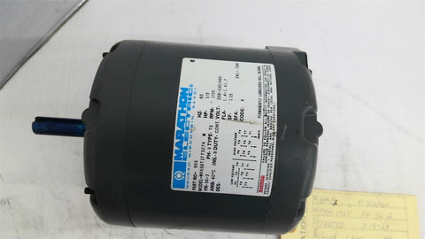Marathon WVA56T17T324A 1/3HP AC Motor 1800RPM 4P 3PH 56-2 208-230/460 TENV 60HZ