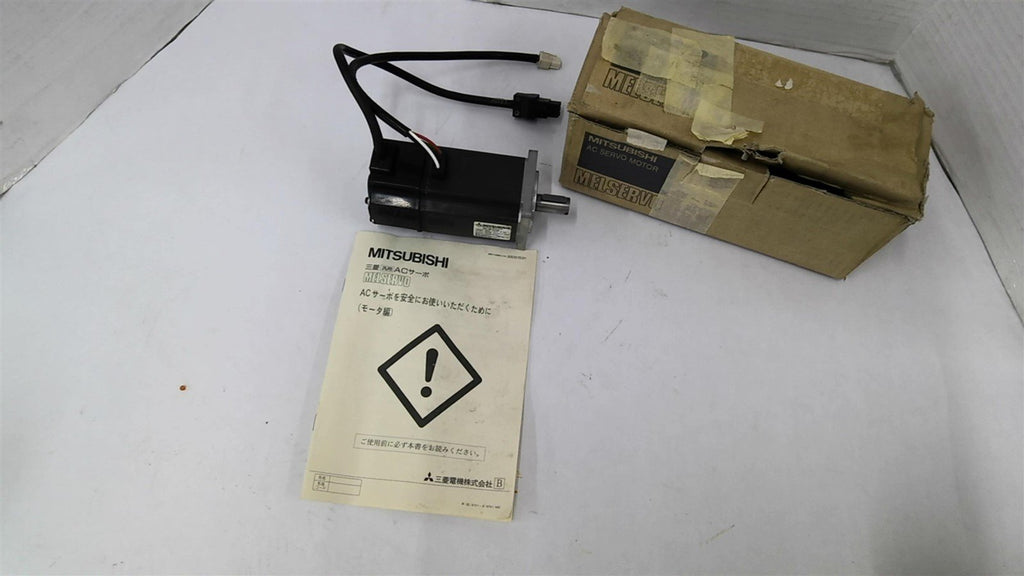 Mitsubishi HC-MFS43K Servo Motor 400 Watt 3000 Rpm 122 Volts OD 1/2"