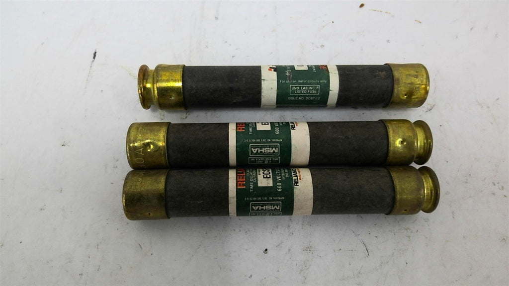 Reliance ECSR 30 Fuse 30 Amp 600 Volts Lot of 3