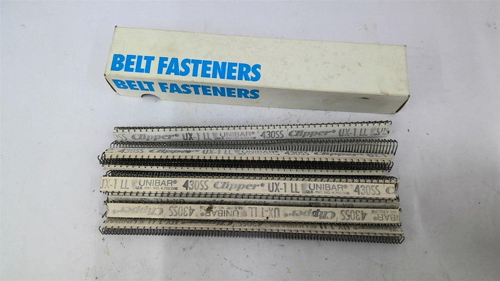 Clipper Belt Fasteners No. 1-A Carded Galvanized Lot of 9