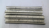 Clipper Belt Fasteners No. 1-A Carded Galvanized Lot of 9