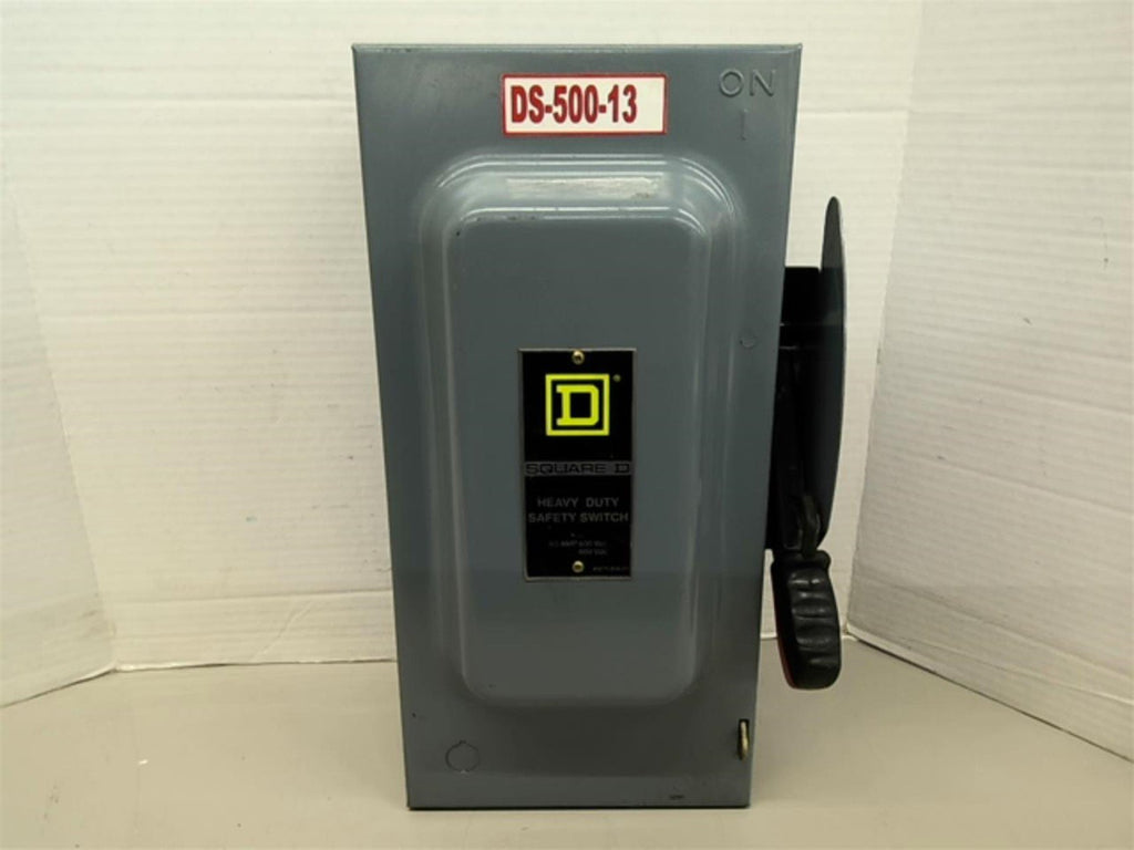 Square D HU362 Fusible 60A 600VAC Safety Switch