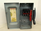 Square D HU362 Fusible 60A 600VAC Safety Switch