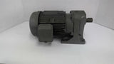 Hitachi GA24-075-5 Gear Motor 0.75 Kw 3Ph 4P 200 V 360 Rpm 3.5 Amps