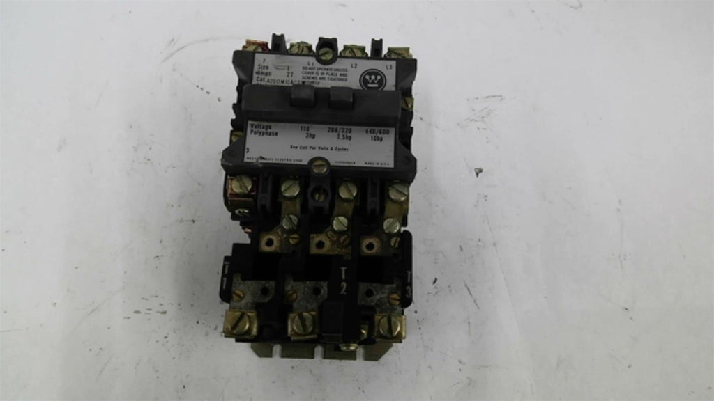 Westinghouse A200MICADM Size 1 Starter 460 Volt 10 HP