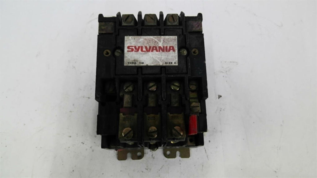 Sylvania T13U032 Starter Type TM Size 2 45 Amps 110-120 Volt Coil