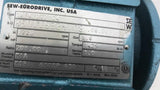 SEW Eurodrive 850116324.08.08001 .33 HP 1720 RPM 230/460 V 201:1 Ratio
