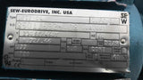 SEW Eurodrive 850116324.08.08001 .33 HP 1720 RPM 230/460 V 201:1 Ratio