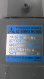 Mitsubishi HA-SE102C-UL AC Servo Gear Motor Ratio 10:1 1 KW 2000 RPM
