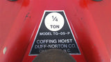 Duff Norton TG-05-P Coffing Hoist 1/4 Ton