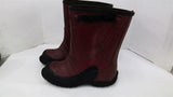 Salisbury 21406 Size 12 14" Red/Black Deep Heel Lineman's 1-Buckle