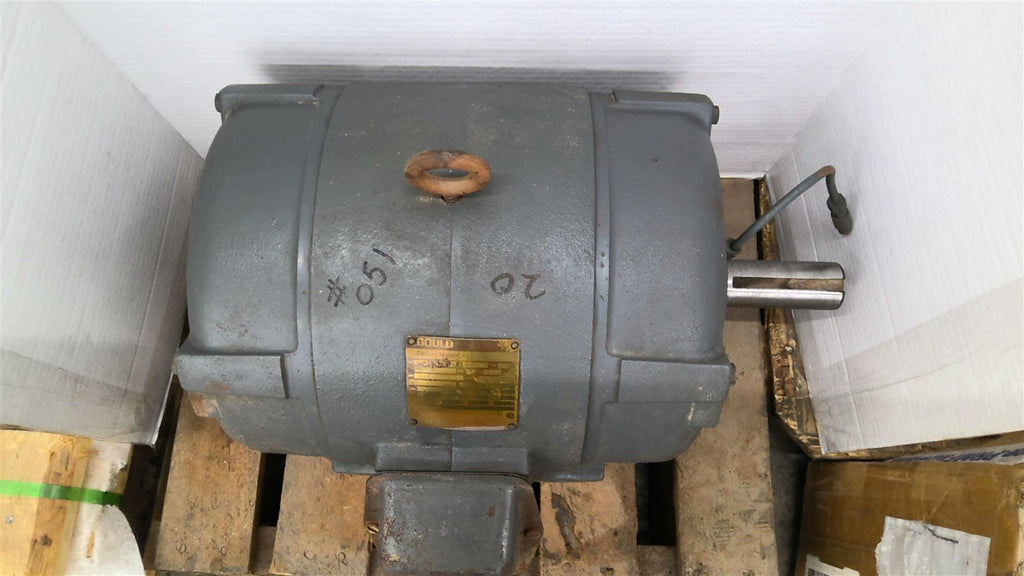 Gould 6-2341G101 20 HP AC Motor 3600 RPM 2P 254T 230/460 60 HZ