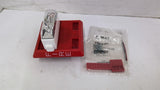 Cooper HS4-224MCW-FR Horn Strobe 24 VDC Wall Red