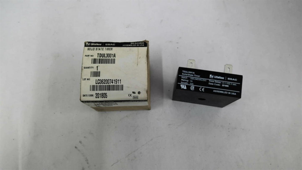 Littelfuse TDUL3001A Solid State Timer 100-240 Vac