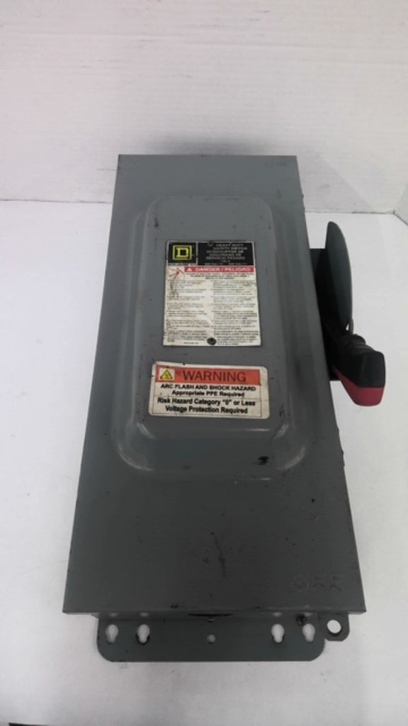 Square D Hu363AWK Safety Switch 100 Amp 600 Vac