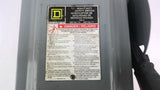 Square D Hu363AWK Safety Switch 100 Amp 600 Vac