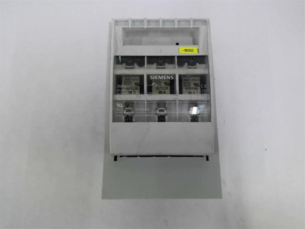 Siemens 3NP407 IEC 60947-3 Fused Isolated 100 Amp 600 Volts