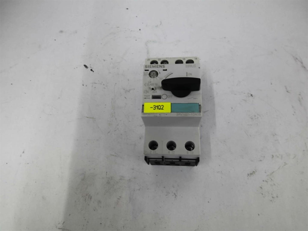 Siemens 3RV1021-1DA15 Circuit Breaker 2.2-3.2 Amp
