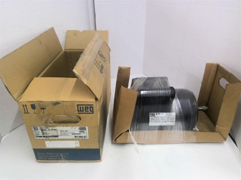 WEG 00536OS1CCDG56 5Hp AC Motor 3600 Rpm 2P Single Phase G56H 208-230V ODP