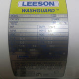 Leeson 112526.00 1/3 Hp AC 1800 Rpm 4P Single Phase 56C 208-230V TEFC 60Hz