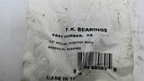 F.K. Bearings K8 1/2" Special Purpose Spherical Bearing Lot of 4
