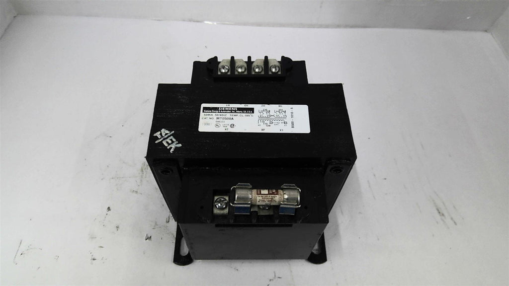 Siemens MT0500A Control Transformer 500VA 230/460 V Pri 110/120 V Sec