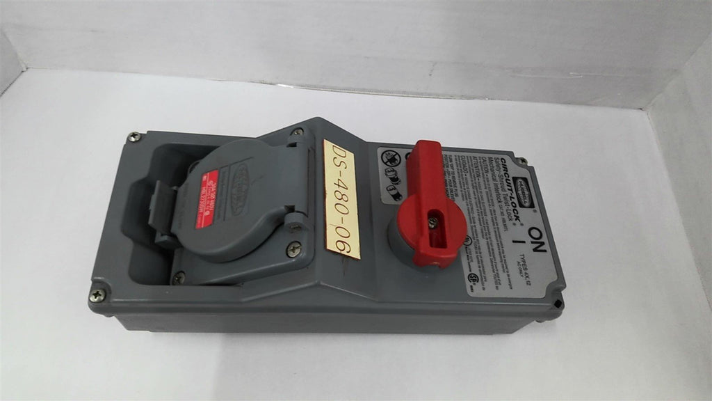 Hubbell HBL2730SW Circuit Lock Twist Lock 30 Amp 480 Volts