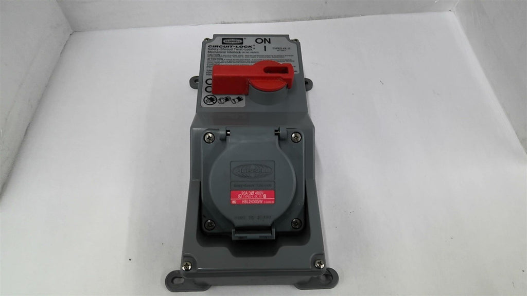 Hubbell HBL2430SW Circuit Lock Twist Lock 20A 480 Volts