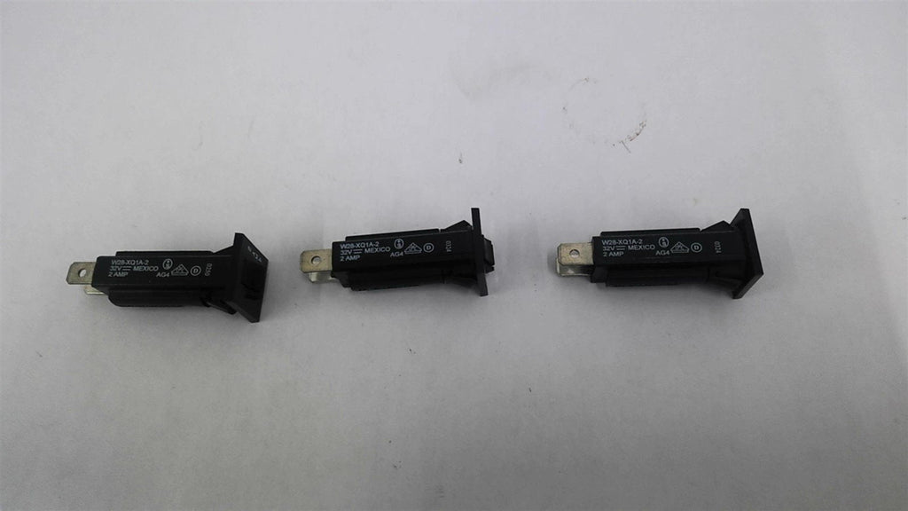 Potter & Brumfield W28-XQ1A-2 Circuit Breaker 2 Amp Lot Of 3