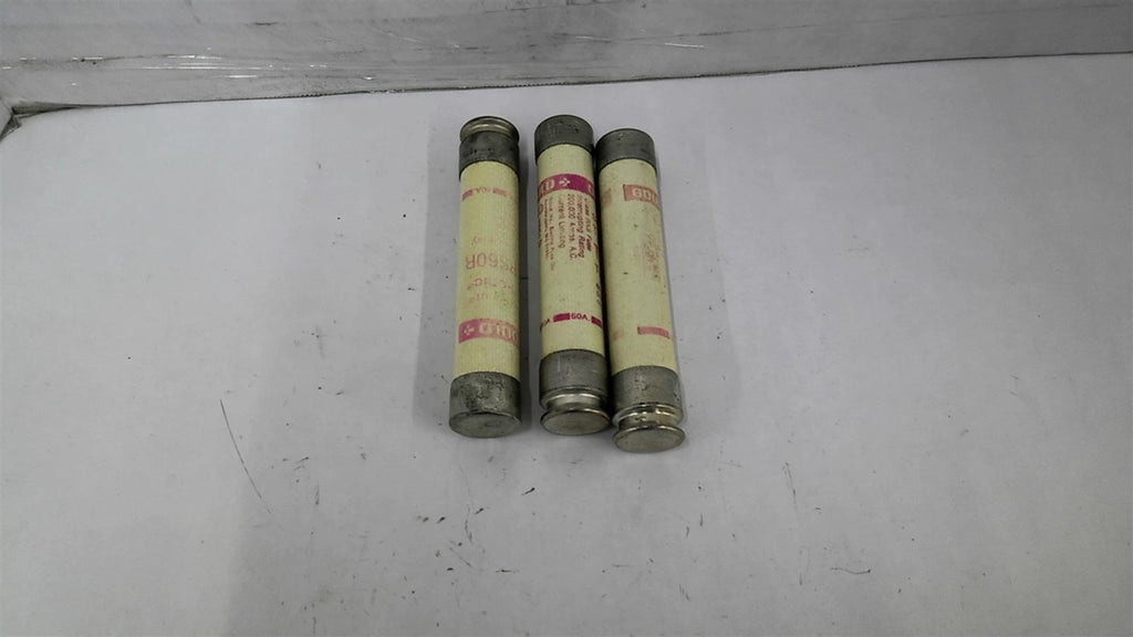 Gould TRS60R 600V 60 Amp Fuse Lot of 3