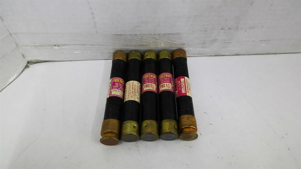 Fusetron FRS-R-1 6/10 Fuse Lot of 5