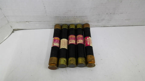 Fusetron FRS-R-1 6/10 Fuse Lot of 5