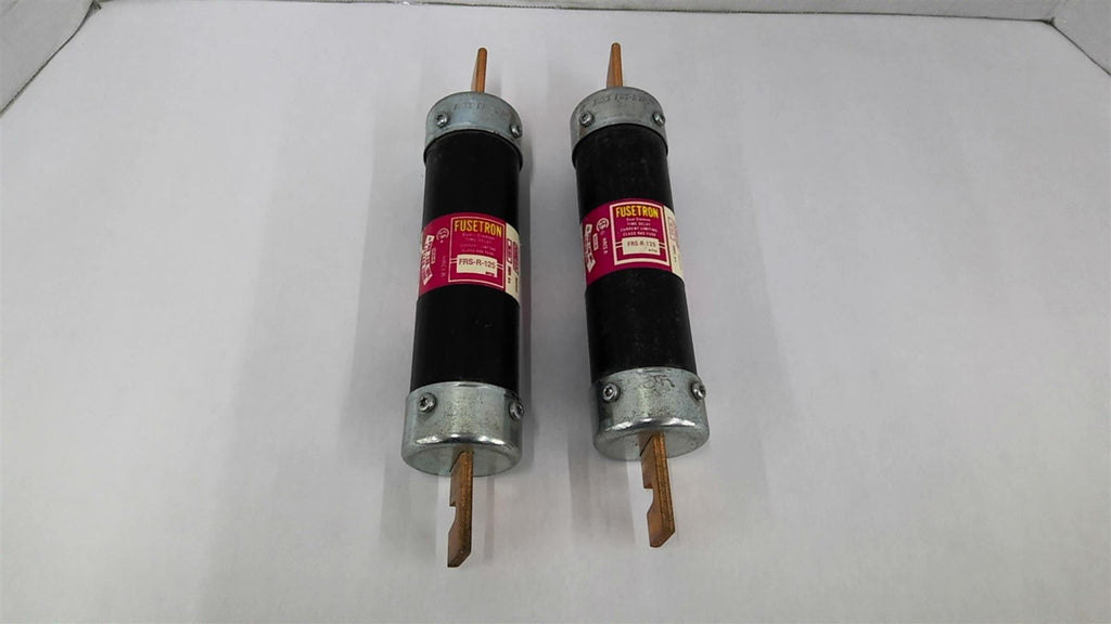 Fusetron FRS-R-125 Fuse 600V 125 Amp Lot of 2