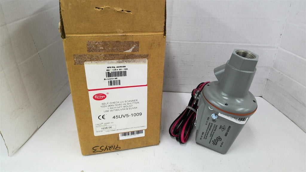 Fireye 45UV5-1009 UV Scanner 102V-264V 1" NPT Mount