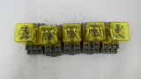 IDEC RR3B-UL Relay 120 Volt with Base Lot of 5
