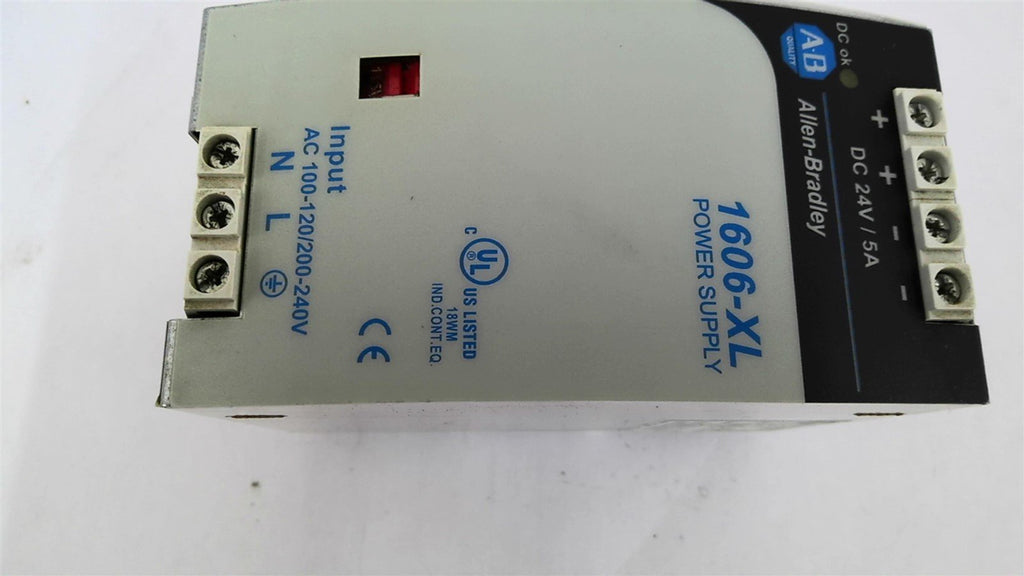 Allen Bradley 1606-XL120D Power Supply 24 VDC 5 Amp 120 W
