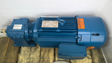 Sew-Eurodrive R27DRE100LC4BE5HR Gear Brake Motor 5 HP 230/460 3.37:1 Ratio 100L