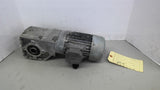 Lenze G50BB111MHAR2C AC Gear Motor 0.25 HP 460 Volts 19.556:1 Ratio
