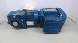 Sew-Eurodrive WA37DRS71S4 Gear Motor 0.33 HP 277/480 Volts 1700/90 Rpm 18.94:1