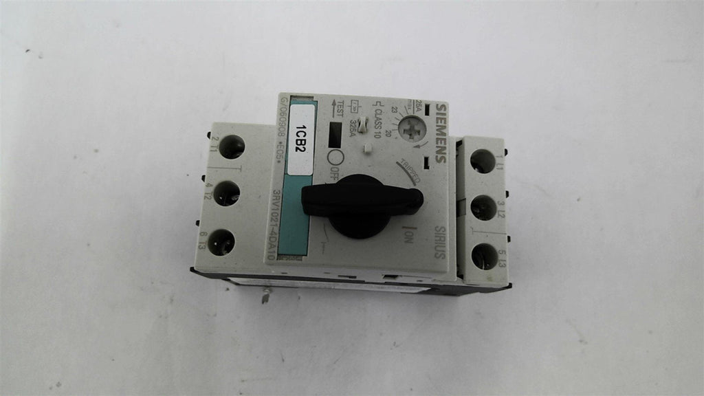 Siemens 3RV1021-4DA10 Circuit Breaker 25 Amp